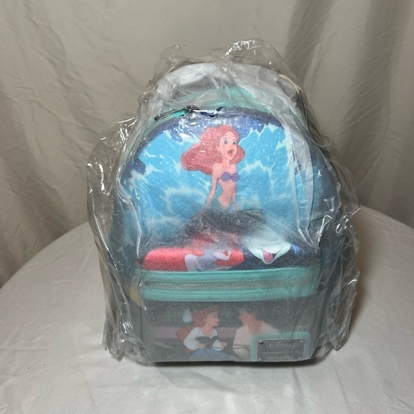 NWT Disney’s The Little Mermaid Princess Scenes Loungefly Mini Backpack - Picture 12 of 12